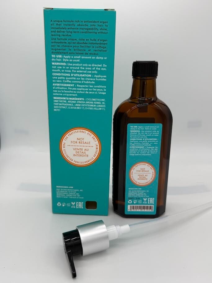 Moroccanoil Treatment Original with Pump - 6.8oz / 200ml - Hair Nourishing Oil