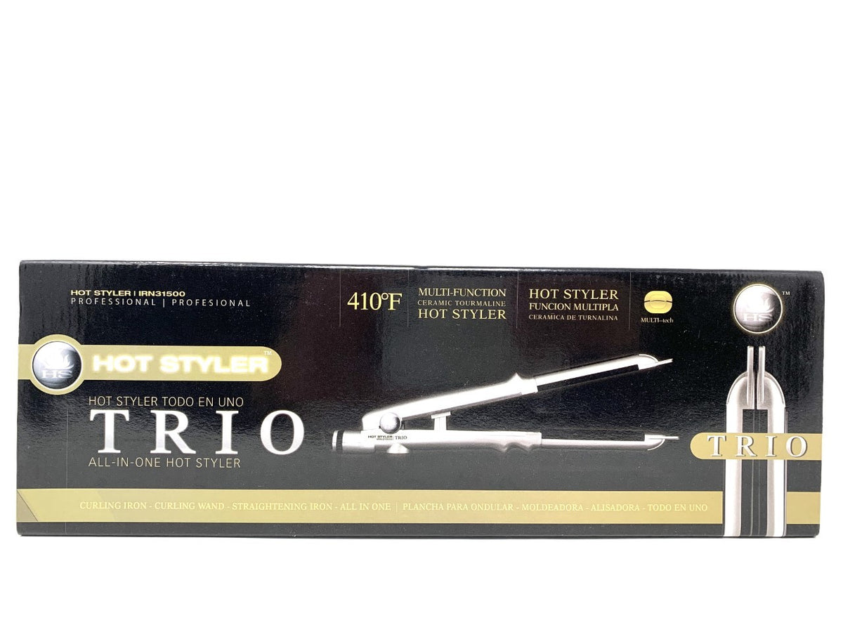 All-in-One Hair Styling Iron with Curling Wand and Straightener