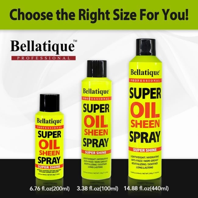 Super Oil Sheen Spray for Hair - 3.38oz Shine & Moisture