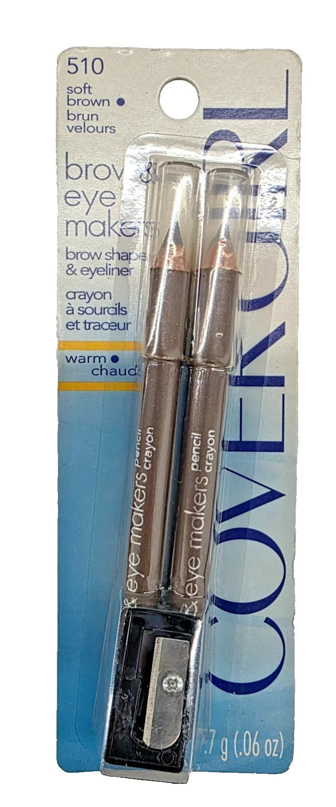 CoverGirl Brow & Eye Maker Brow Shaper & Eyeliber Soft Browns - Eyebrow & Eyelash Tool