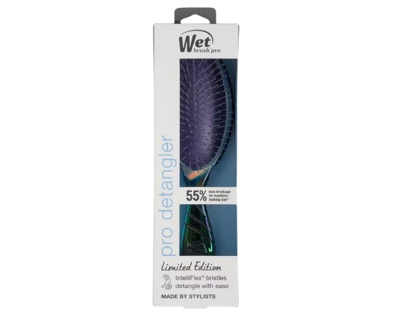Wet Brush Pro Detangler Hairbrush - Iridescence Icon, Soft Bristles, Purple