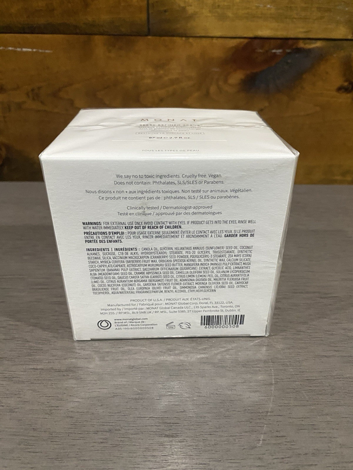 Berry Refined Exfoliating Mask - Perfecting Facial Scrub 2.9 oz