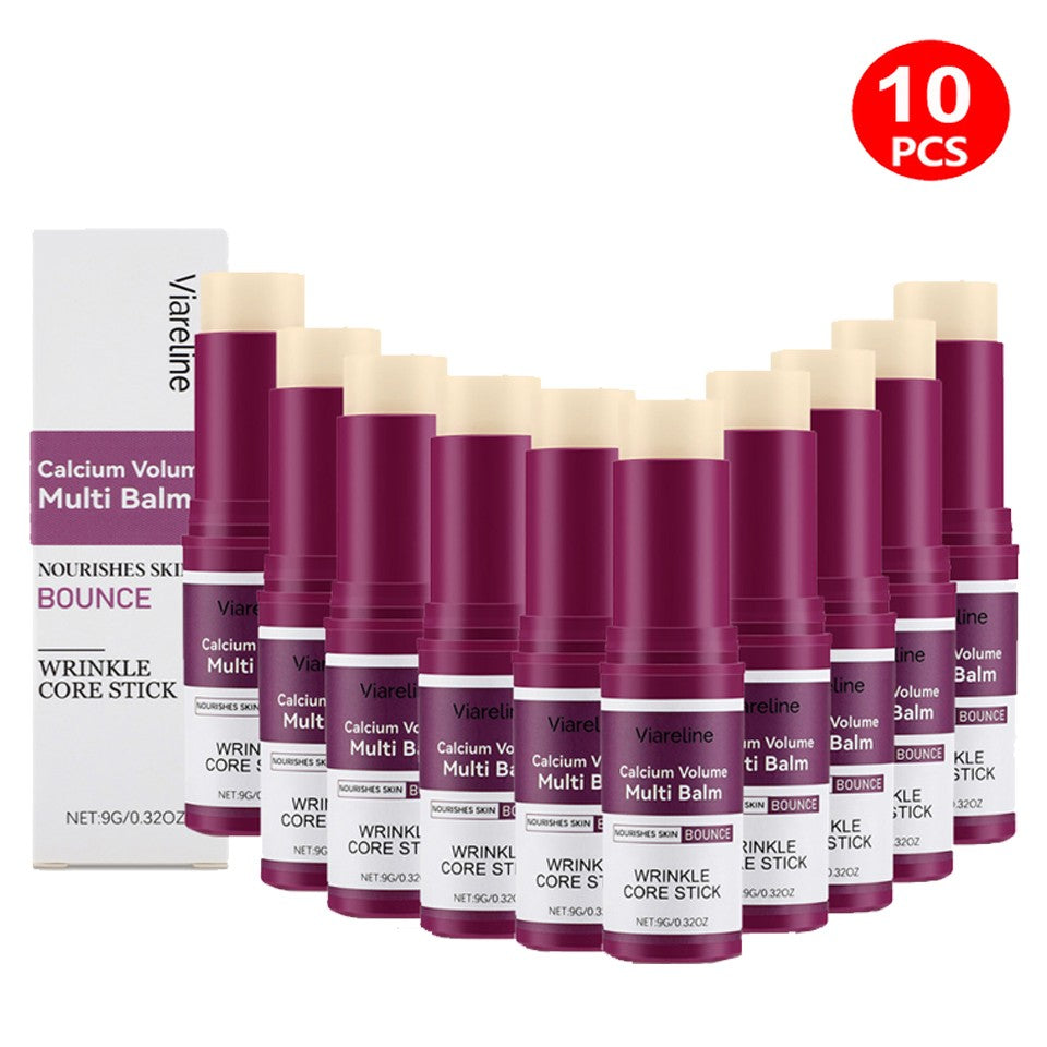 Hydrating Anti-Aging Balm Stick with Collagen & Calcium for Skin Elasticity