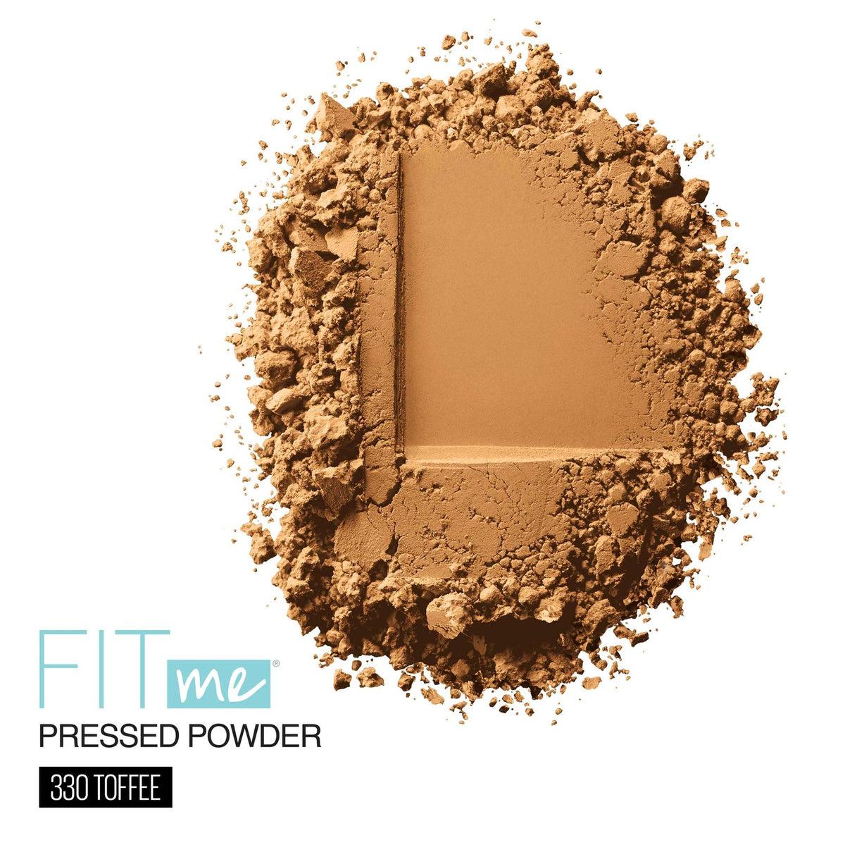 Maybelline Fit Me Matte Poreless Pressed Powder 330 Toffee Oil-Free 0.29oz