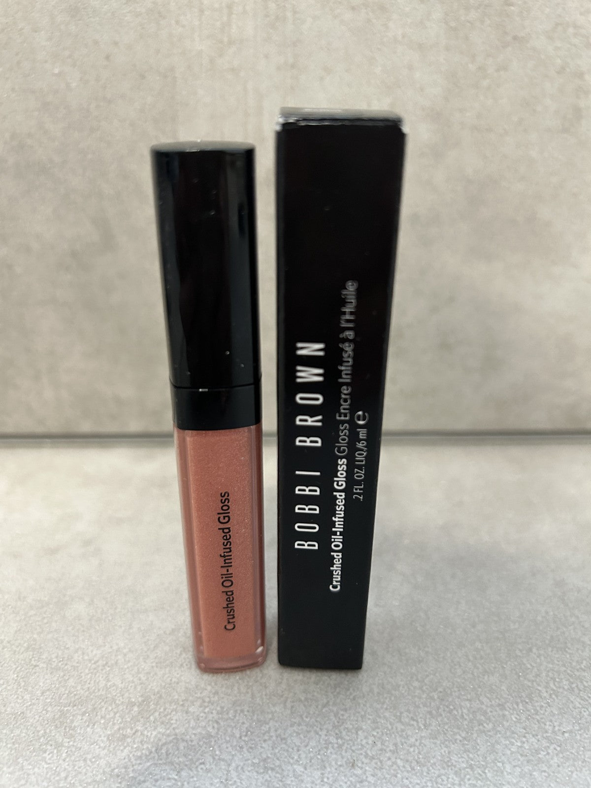 Bobbi Brown Crushed Oil-Infused Shimmer Lip Gloss Bellini 0.2 oz - Full Size