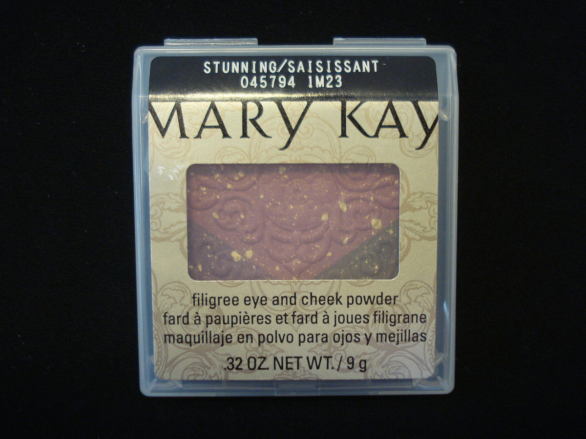 Mary Kay Filigree Eye and Cheek Powder Set - Stunning 0.32 oz Each