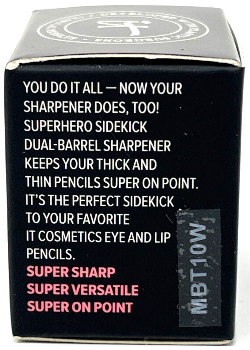 Dual-Barrel Makeup Pencil Sharpener for Cosmetics and Beauty Tools