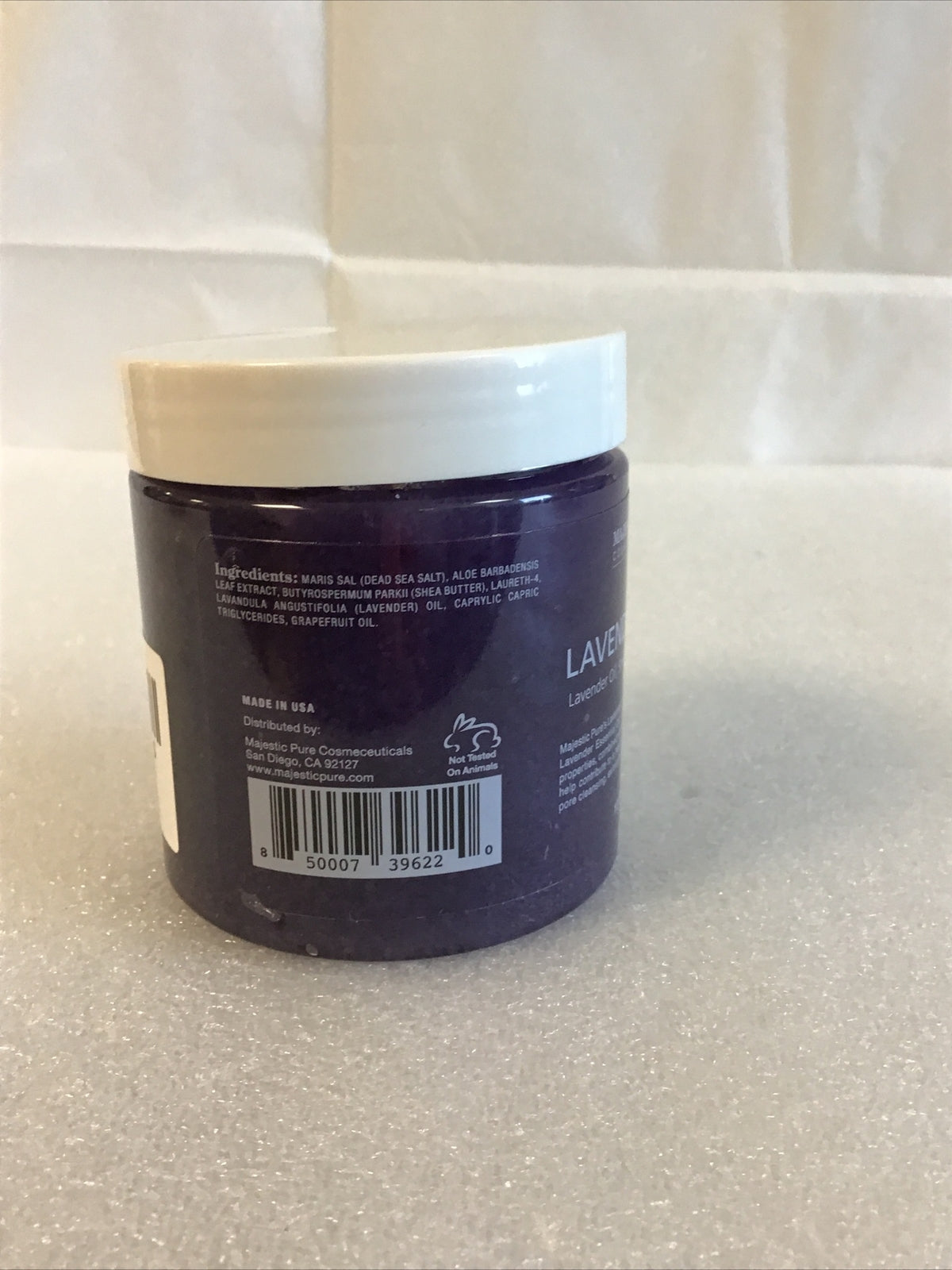 Lavender Body Scrub 10oz - Exfoliating Natural Skin Care