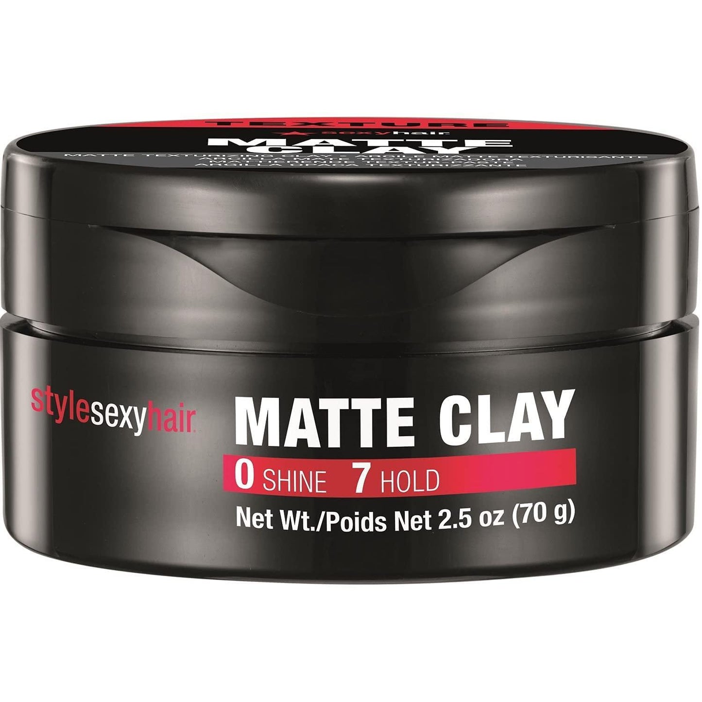 Matte Texturizing Clay for Hair - 2.5 Oz Styling Wax & Pomade