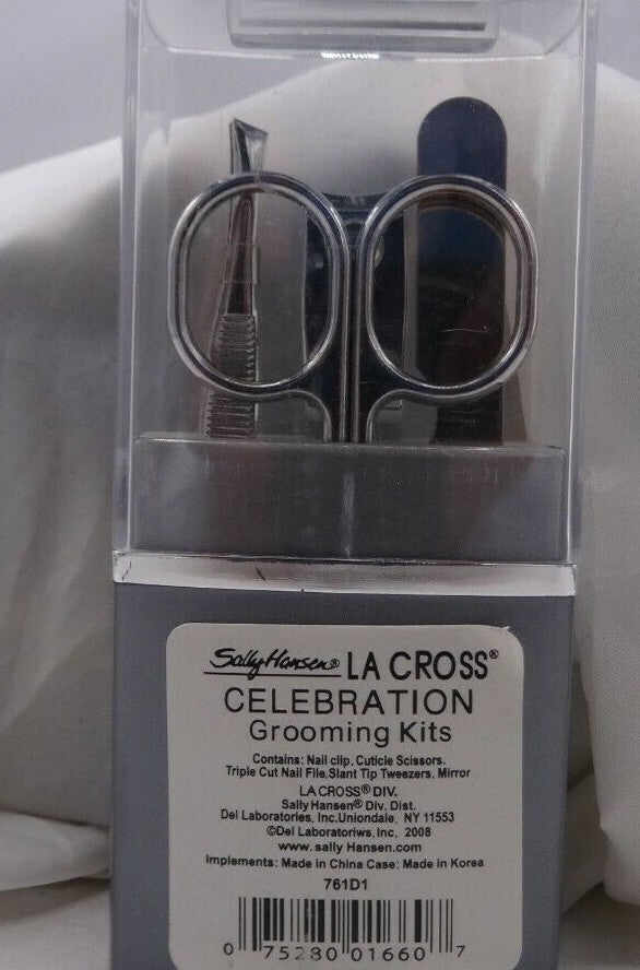 Gray Grooming Kit for Personal Care and Grooming