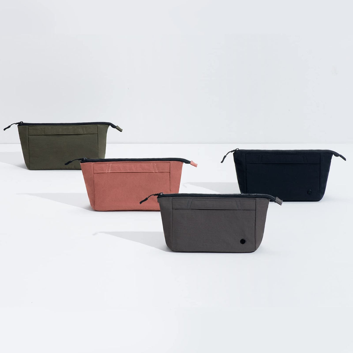 Large Travel Cosmetic Bag for Women Green Organizer Pouch