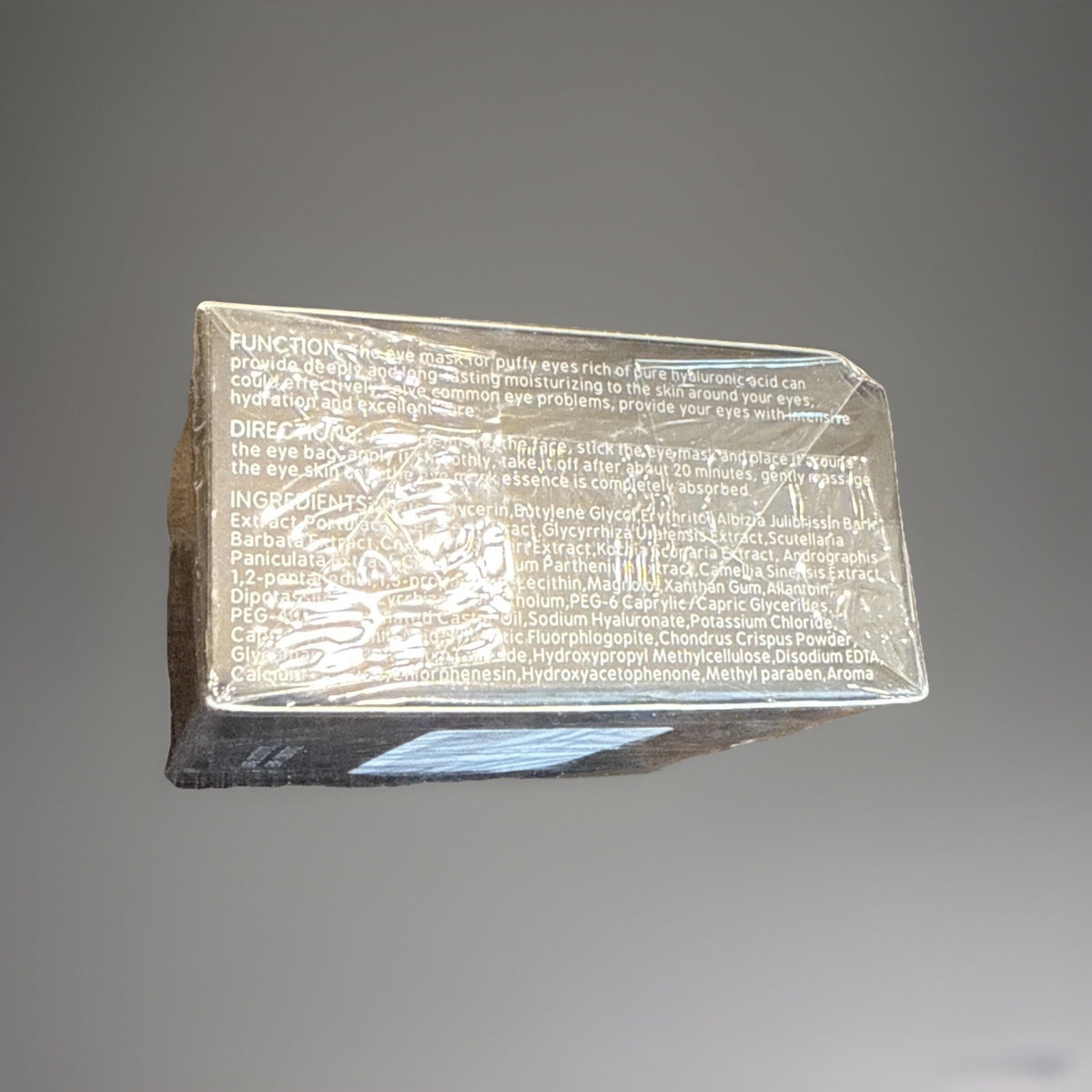24K Gold Eye Mask Set - Hydrating Puffy Eyes Treatment with Hyaluronic Acid