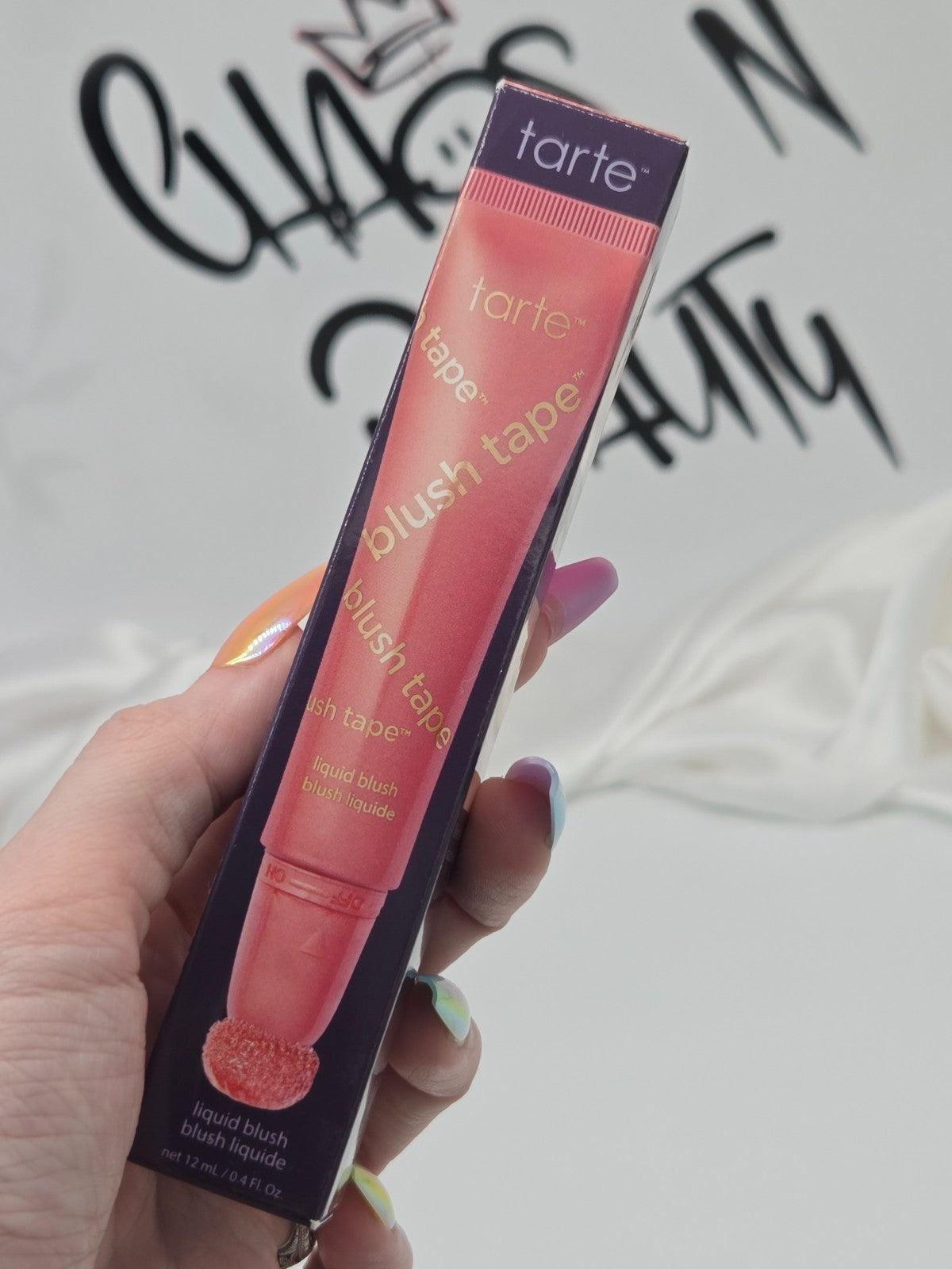 Liquid Blush Tape Full Size – 0.4 oz / 11.3 g (Shade Conf. Varies)