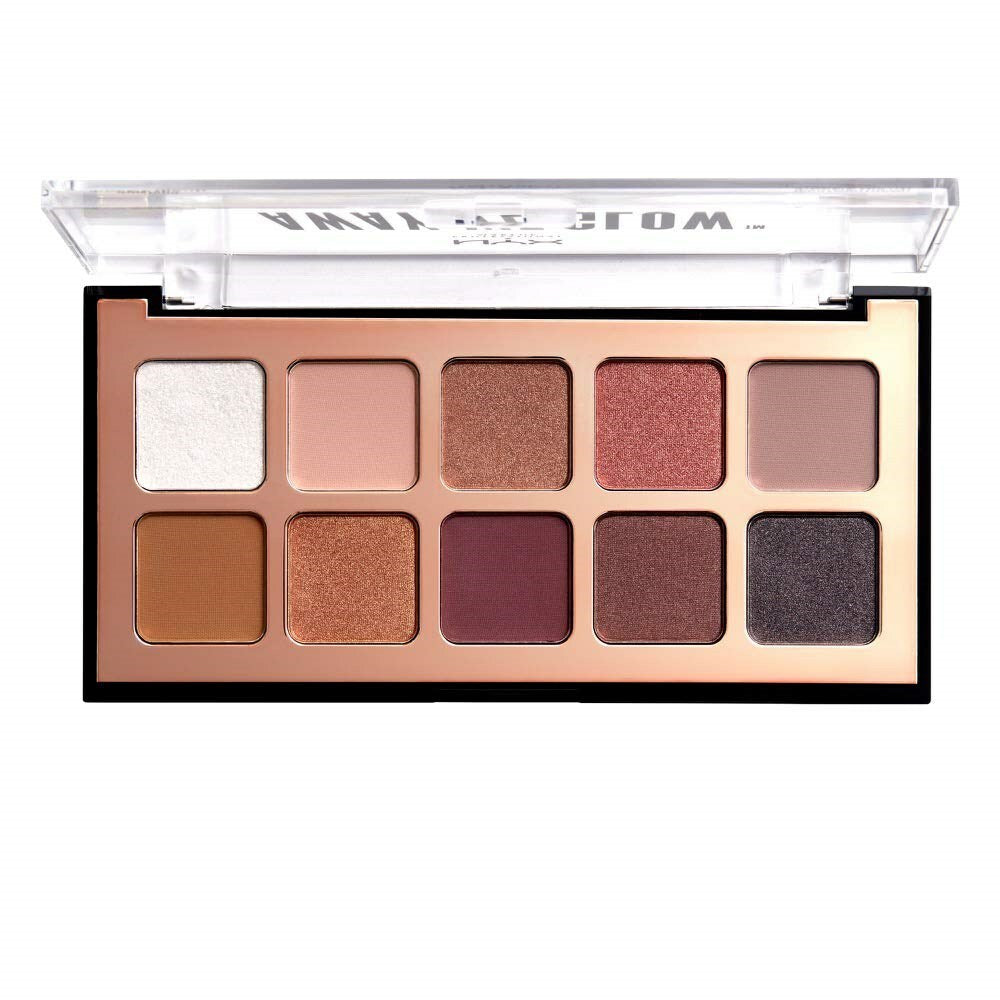Eyeshadow Palette with 10 Vivid Shades - Double as Highlighters