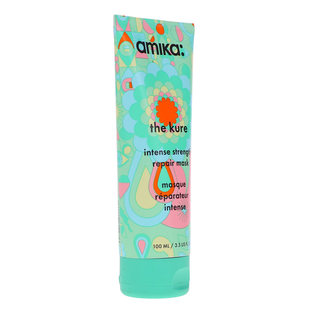 Amika The Kure Intense Repair Hair Mask - Strengthening & Moisturizing 3.3 oz