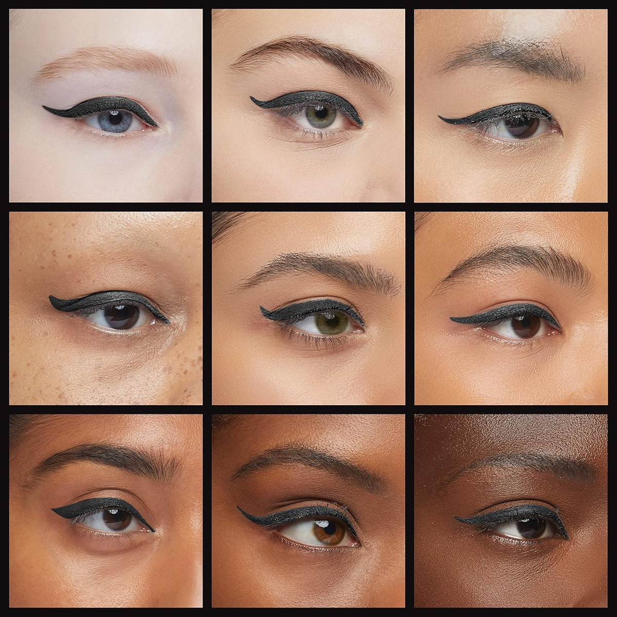 Eyeliner Gel Matte Black Long-Lasting 77 - High Pigment, Smudge-Free