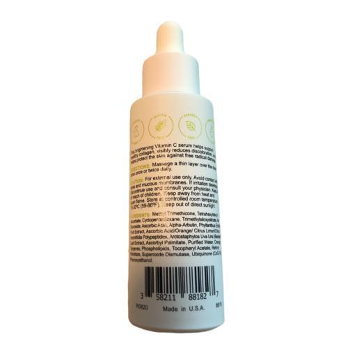 Vitamin C Brightening Serum with Collagen - 1oz / 30ml for Skin Enhancement