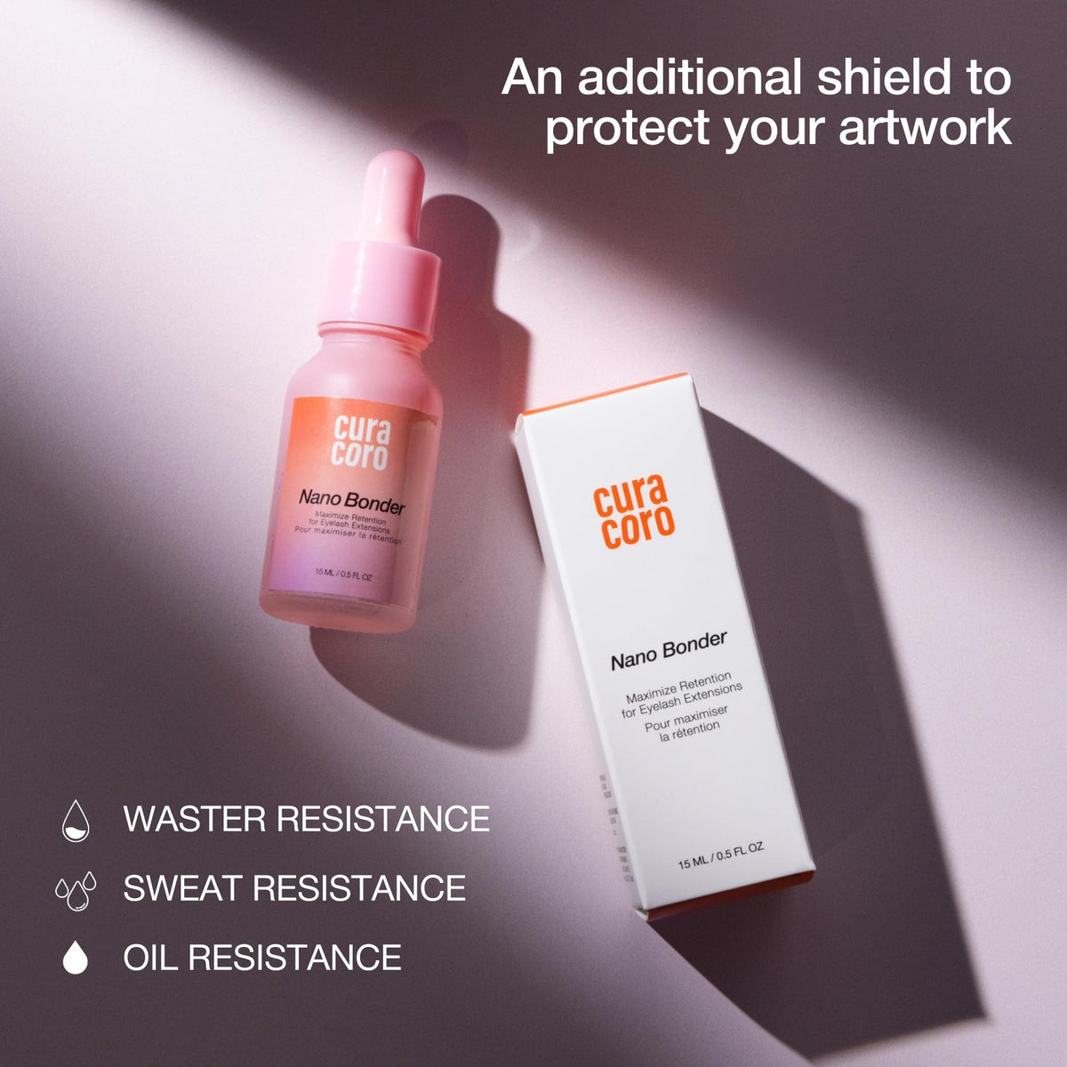 Nano Lash Extension Bonding Glue Sealer 15ml Waterproof & Hypoallergenic