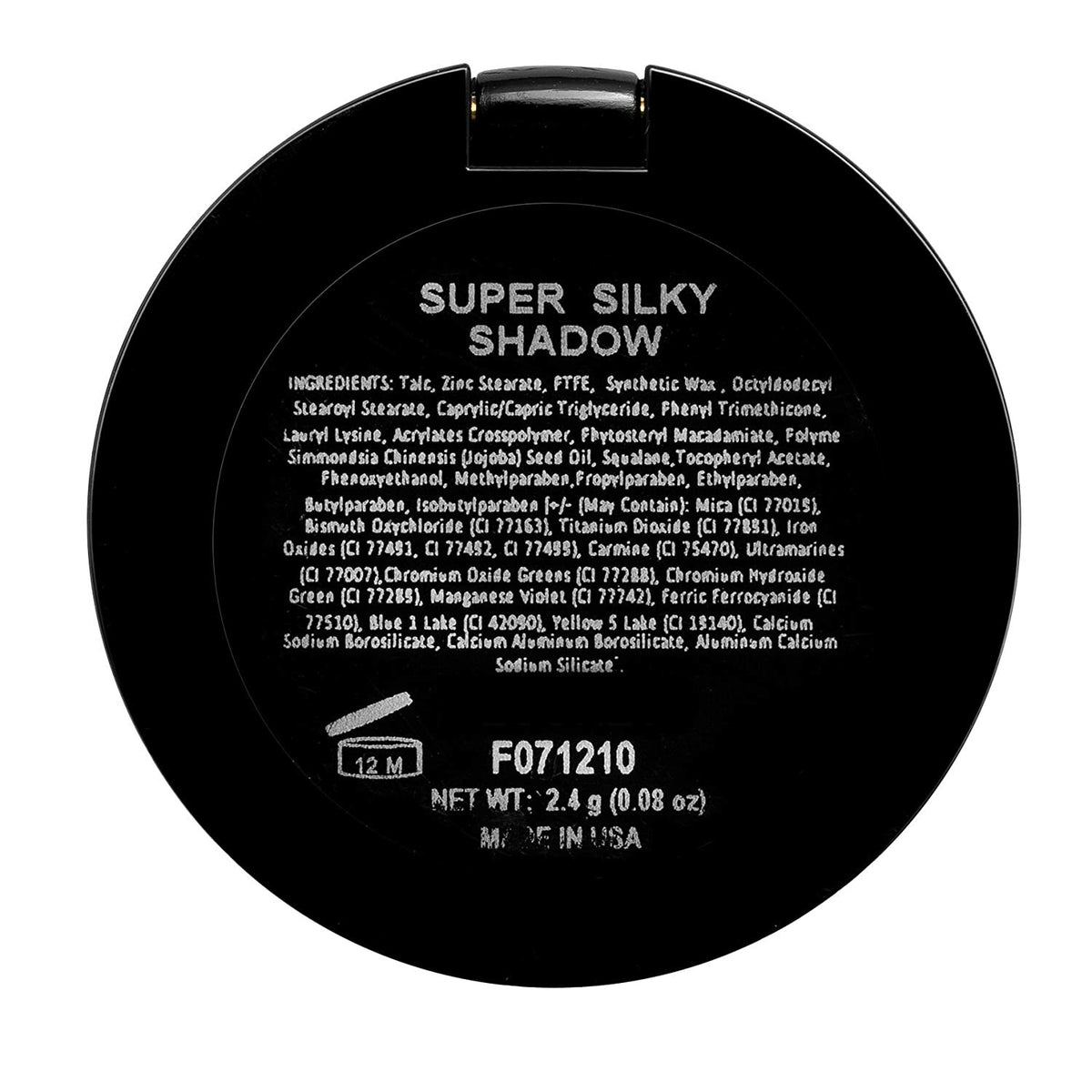 Metallic Silver Eye Shadow - Frost Wash, Long-Lasting, Highly Pigmented