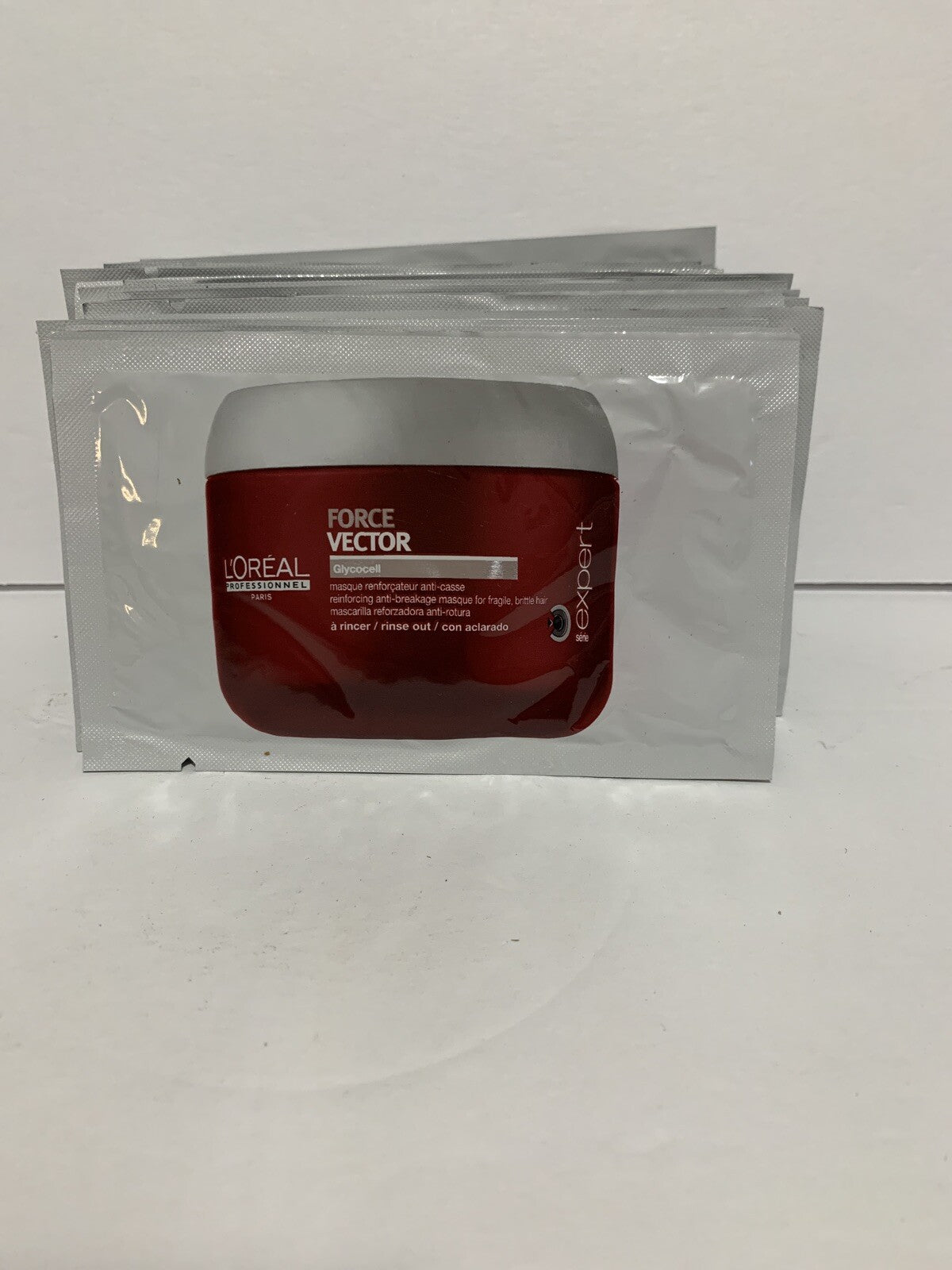 L'Oreal Glycocell Expert Force Vector Hair Mask Pack - 20 x 15ml Travel & Gym Size