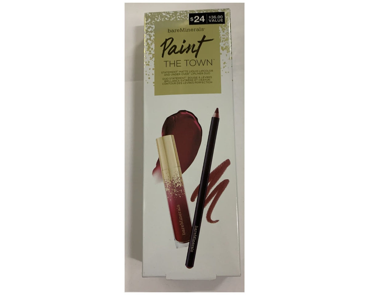 Liquid Lipstick & Lip Liner Duo - Matte Long-Lasting Lip Makeup Set