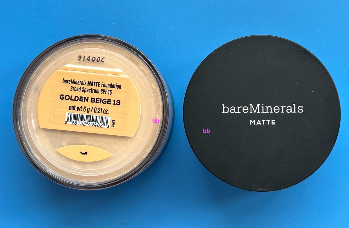 BareMinerals Matte Foundation SPF15 Golden Beige 13 6g Face Makeup