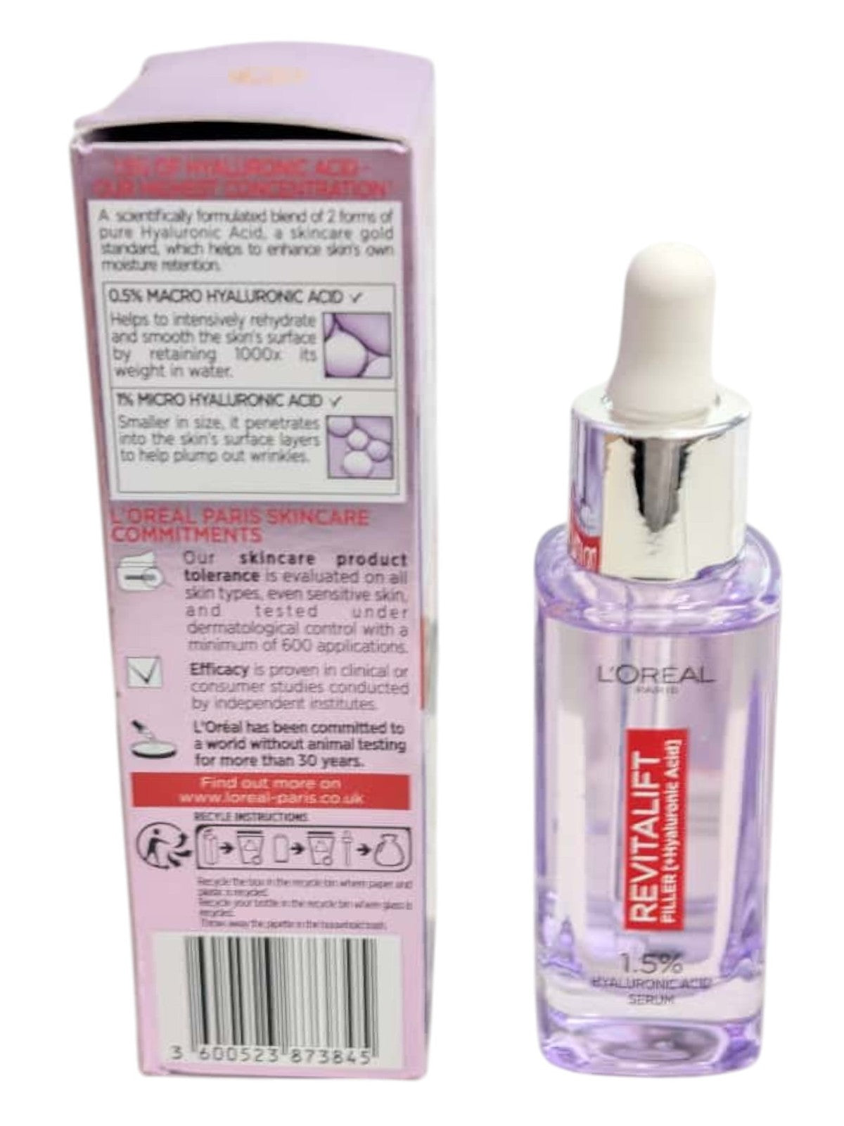 Hyaluronic Acid Face Serum 1.5% Hydrating & Plumping Anti-Aging Treatment