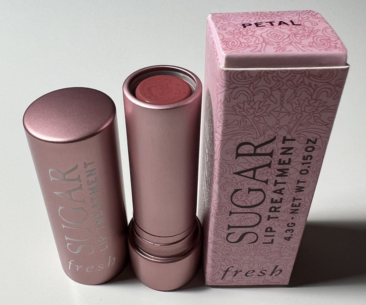 Petal Sugar Lip Treatment - Hydrating Nude Blush Lip Balm, Full Size
