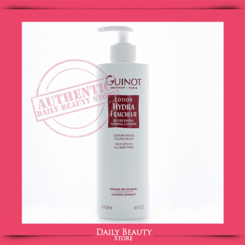 Guinot Refreshing Toning Lotion 16.9oz - Alcohol-Free Skin Care for All Skin Types