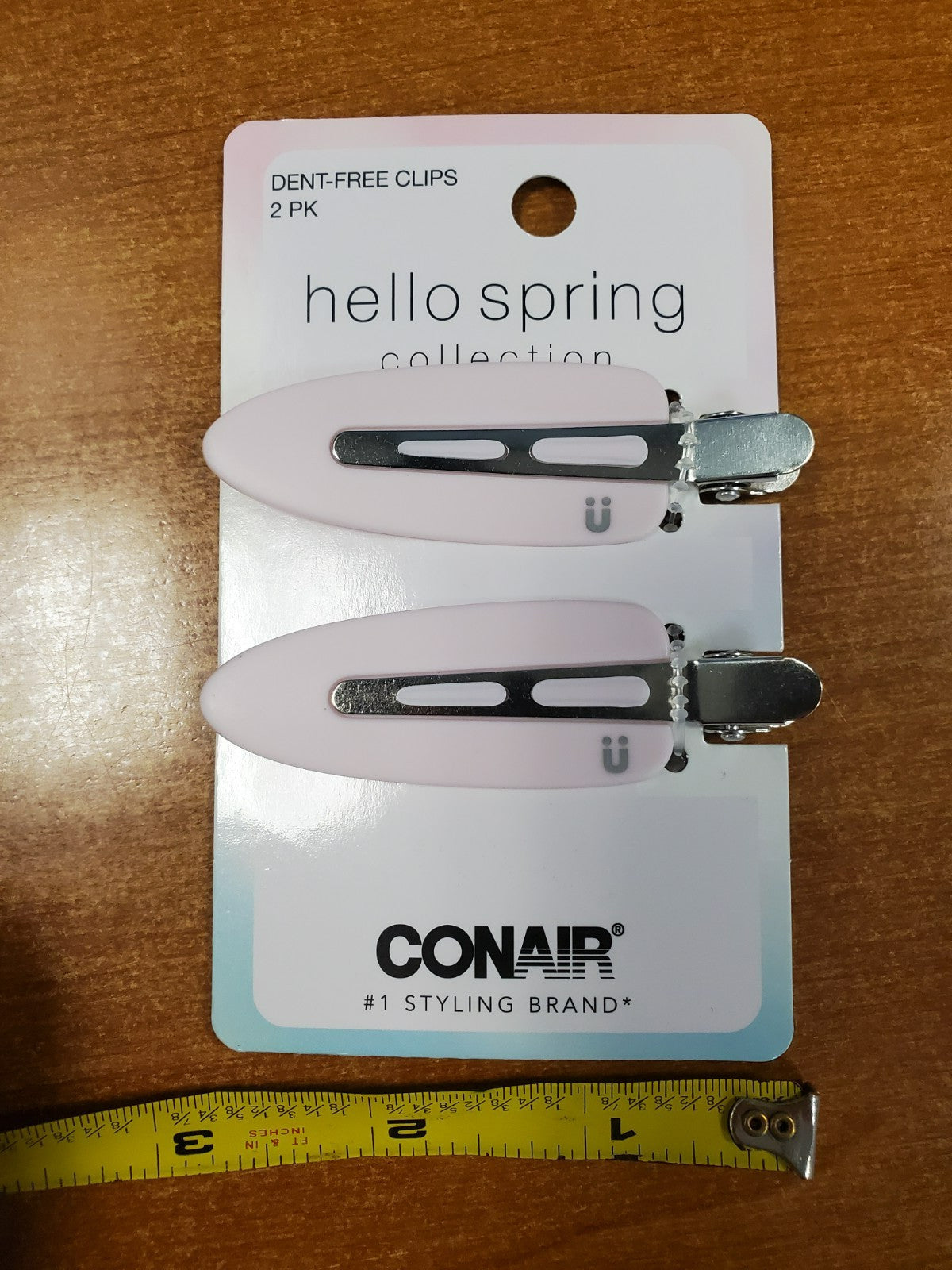 8 Pks of 2: Scunci Dent Free Clips Pastel *PINK* Spring Collection