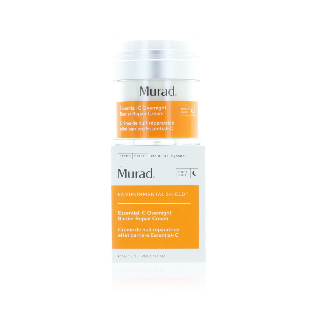 Murad Essential C Overnight Barrier Repair Cream - 50ml Vitamin C Moisturizer