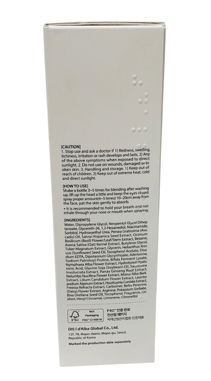 D'ALBA PIEDMONT Italian White Truffle First Spray Serum 3.38oz Sealed