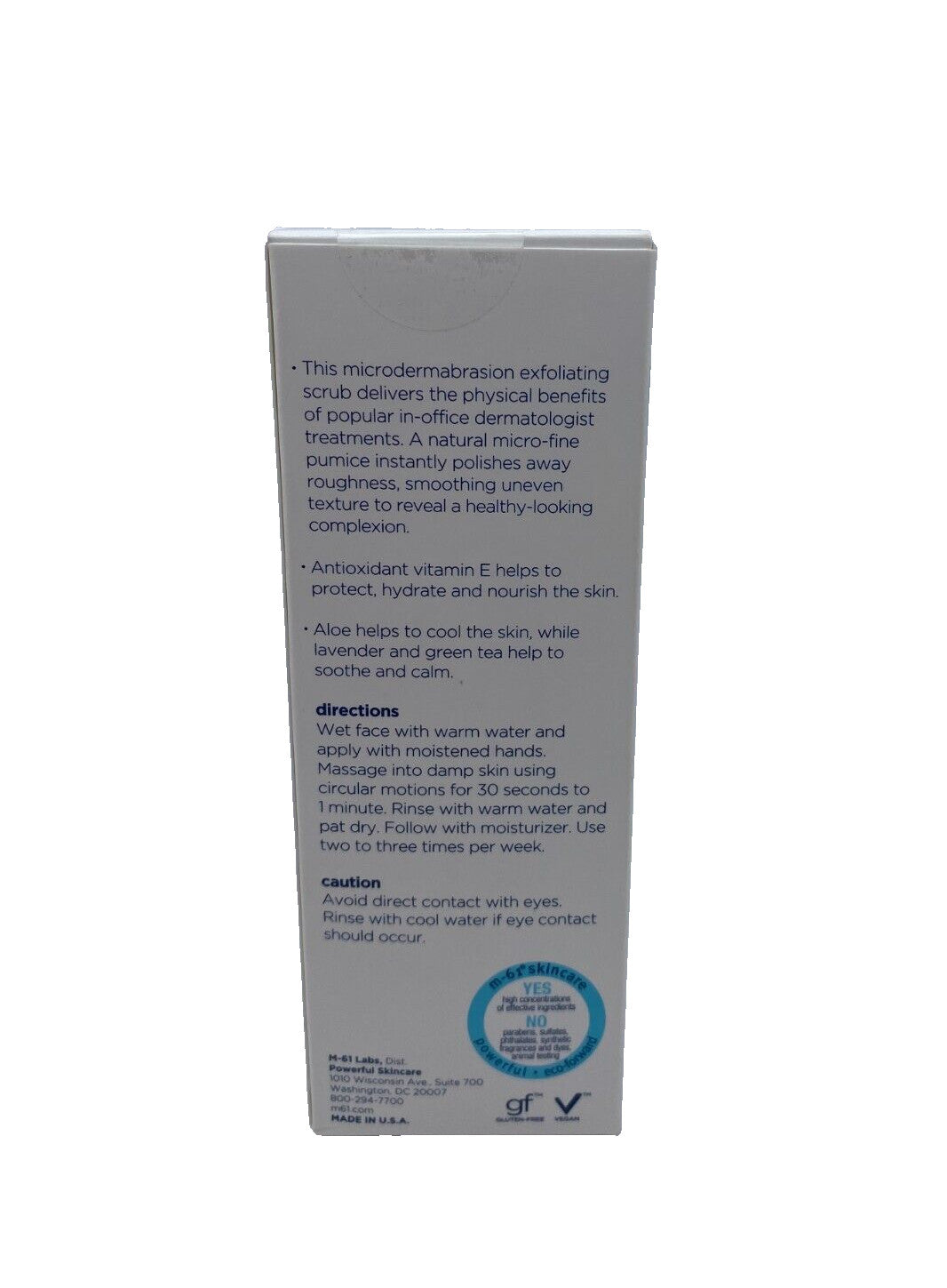M-61 Powerful Skincare Perfect Microdermabrasion Facial Scrub 75 ml /