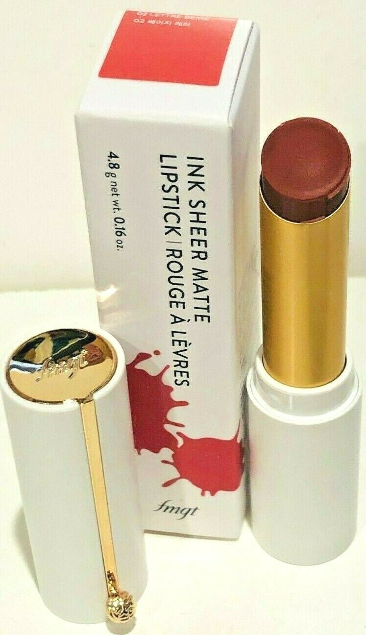 Sheer Matte Lipstick 02 Beige - Buildable Color, Air-Light Formula