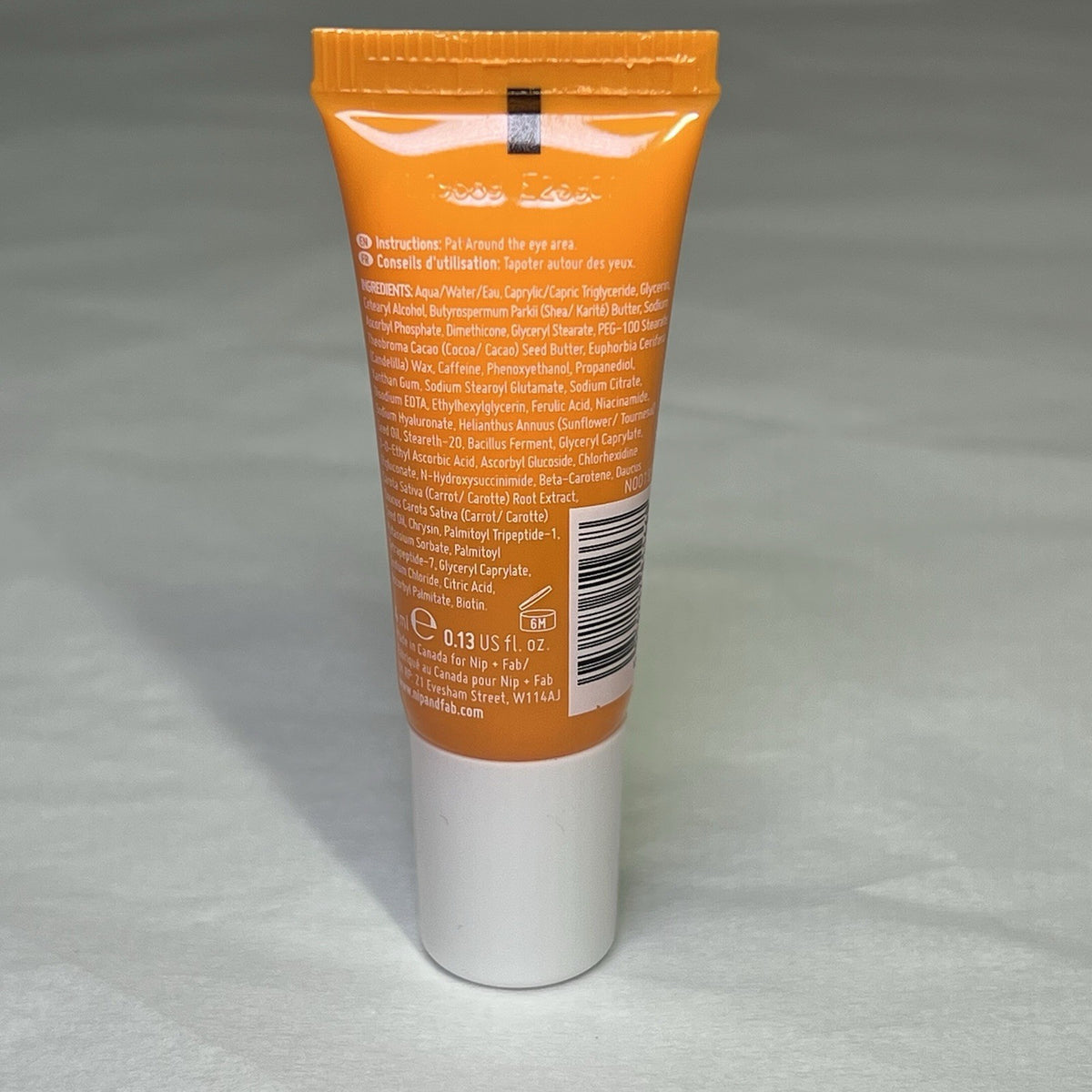 Vitamin C Eye Cream 10% Brightening and Hydrating Travel Size