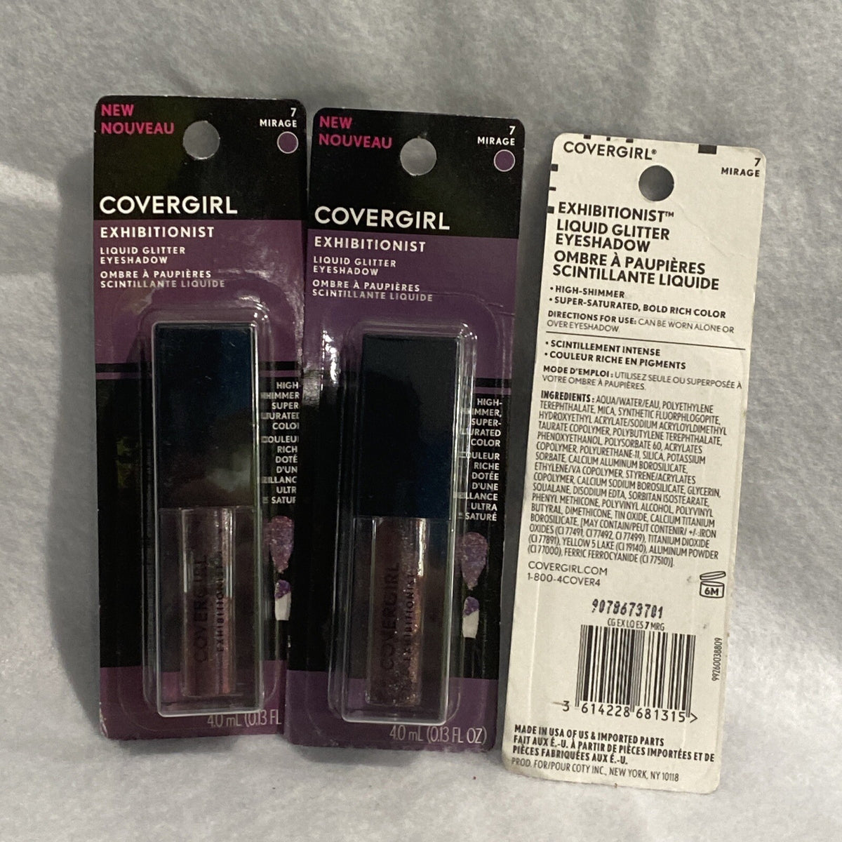 Liquid Glitter Eyeshadow Set - 3 Shades for Sparkling Eye Makeup