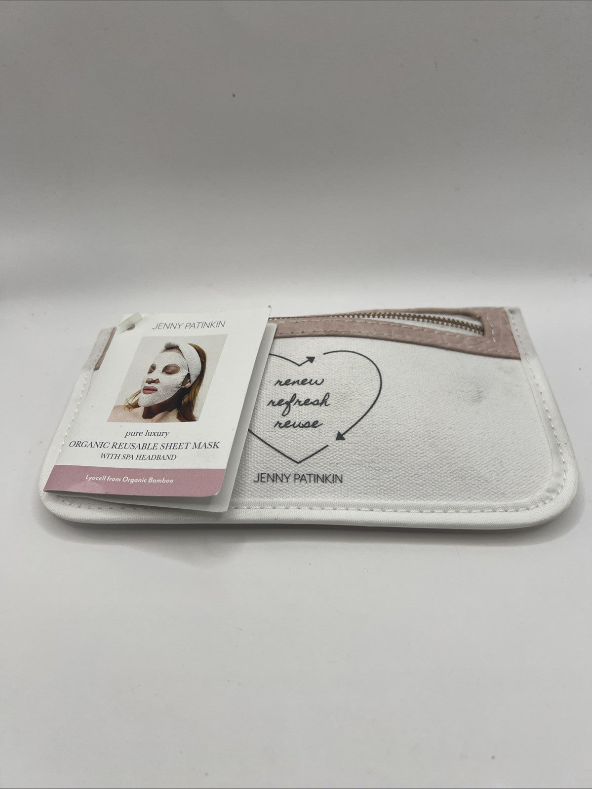 Organic Reusable Sheet Mask with Spa Headband - Jenny Patinkin