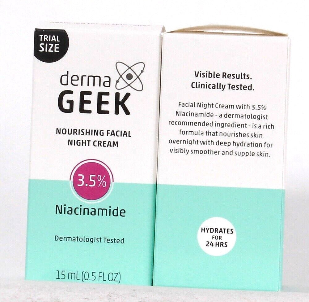 Niacinamide Night Cream for Nourishing Skin - 2 Pack, 0.5 Oz