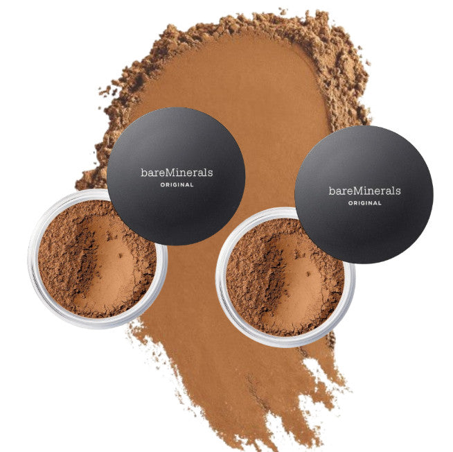 Loose Powder Foundation SPF15 Warm Dark 26 - 2 Pack, Light, Natural Finish