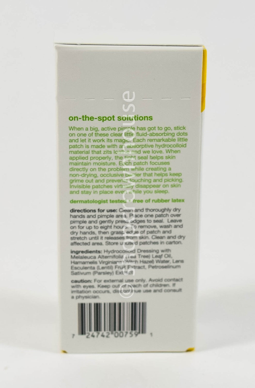 Hydrocolloid Acne Pimple Patches - Plant-Based, 40 Single-Use
