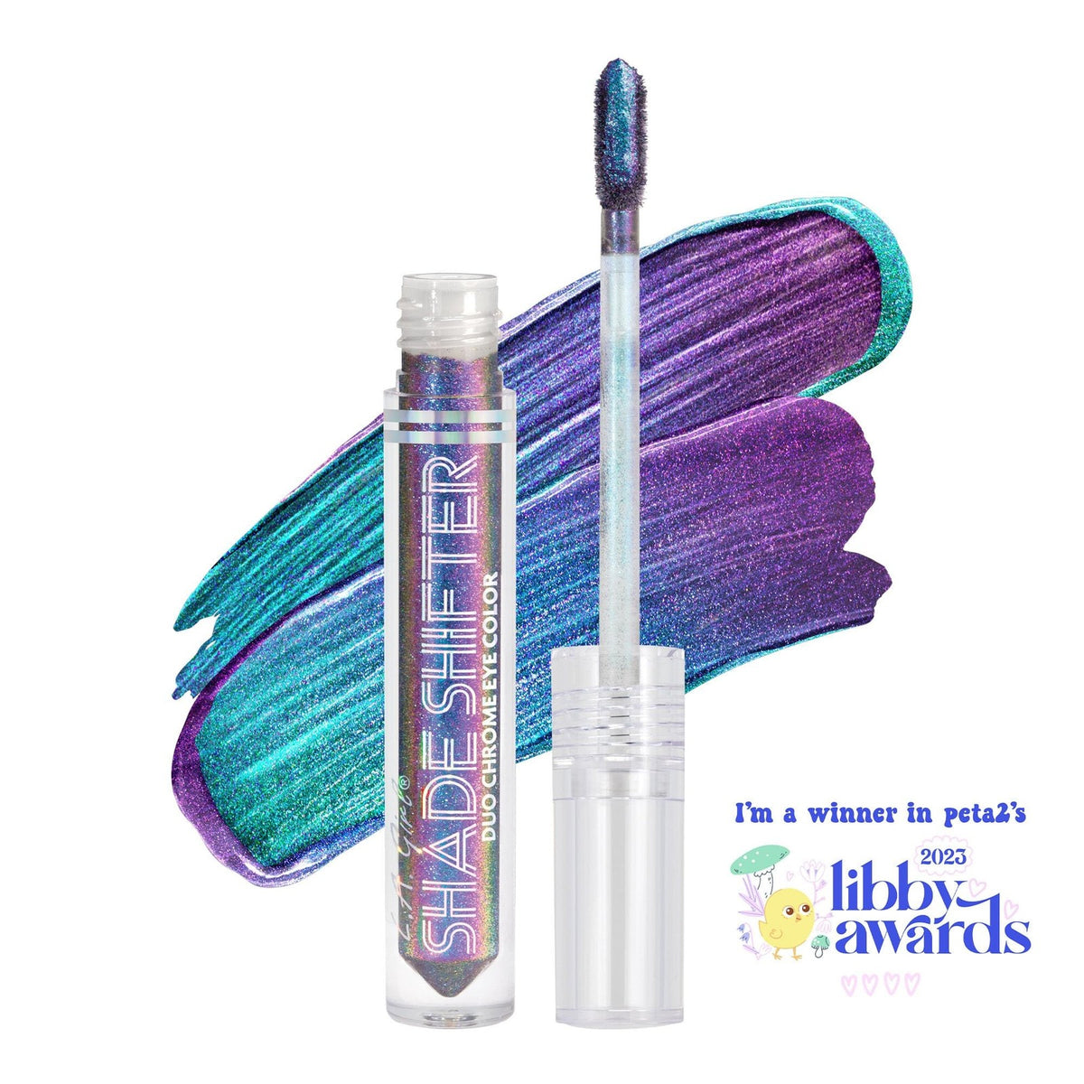 Duo Chrome Liquid Eyeshadow - Long-Wearing, Vibrant Metallic Color