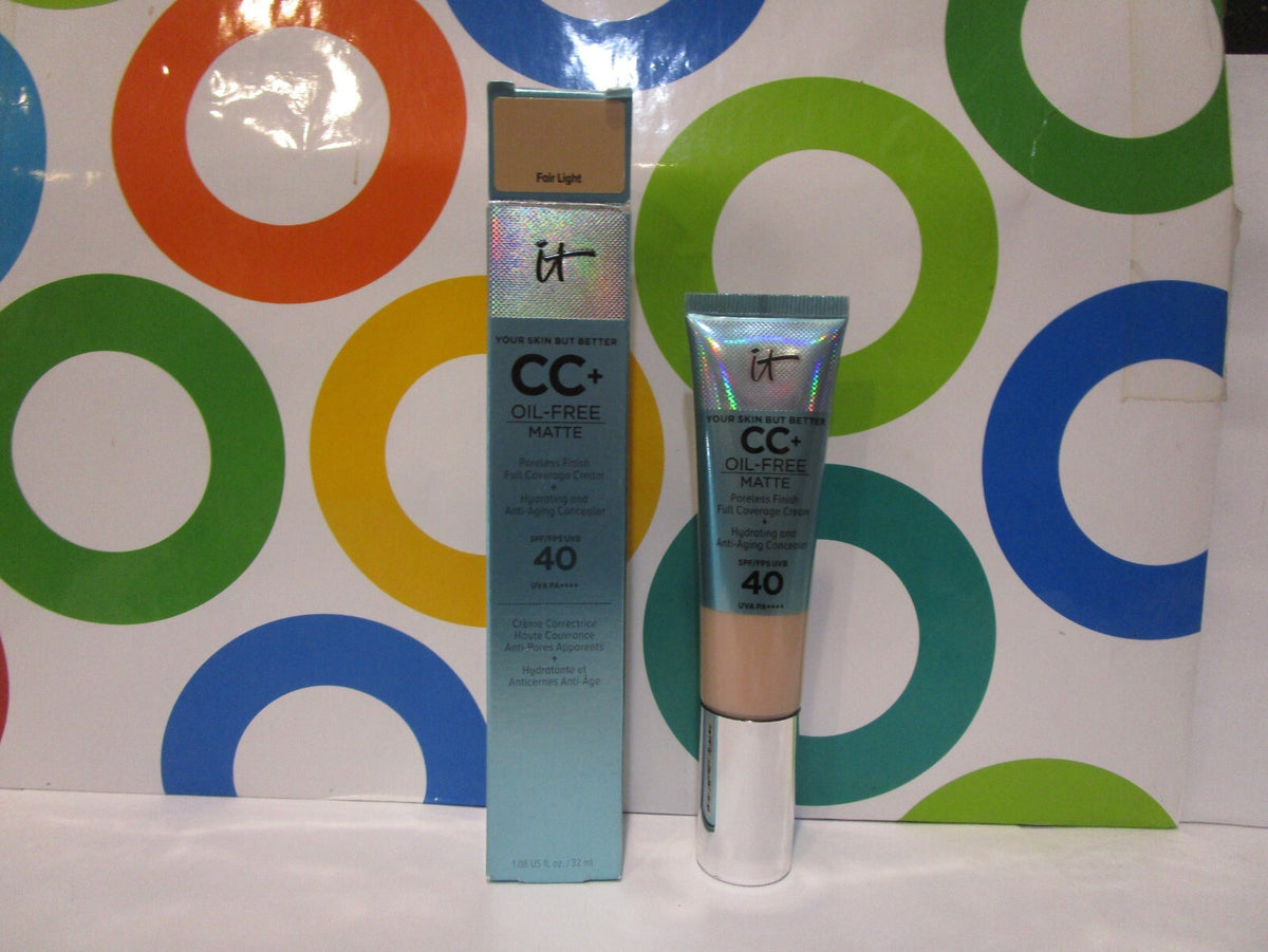 Oil-Free Matte Full Coverage CC Cream SPF 50 Fair Light - Skin Perfecting Makeup