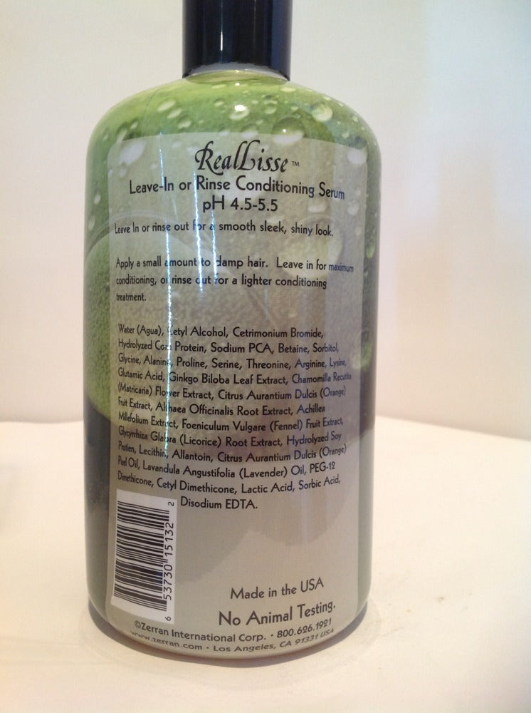 Zerran RealLisse Leave-In & Rinse Hair Conditioning Serum 32 OZ