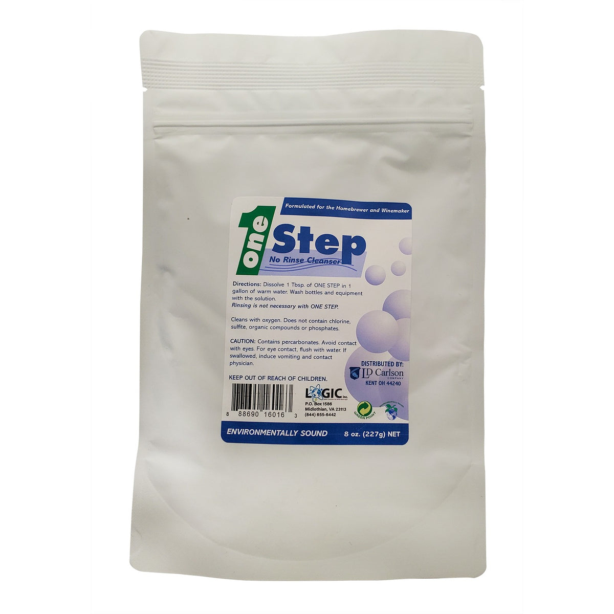 8 oz. Non-Toxic No-Rinse Beer and Wine Equipment Cleaner - Environmentally Friendly