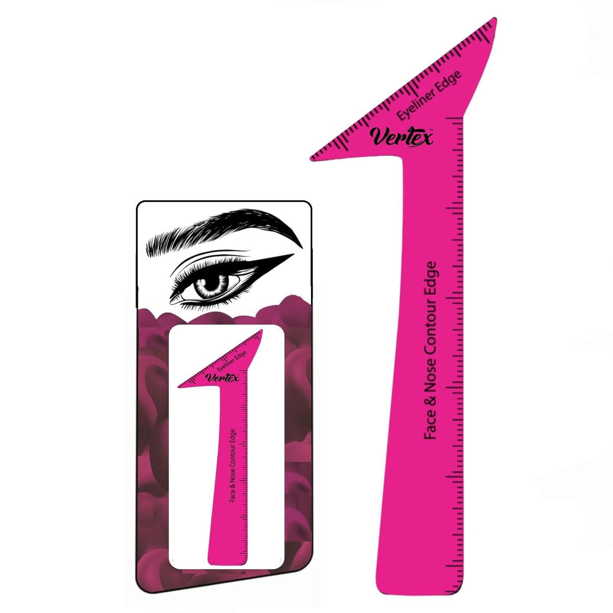 Waterproof Eyeliner Stencils Pencil Brush for Precise Makeup Application