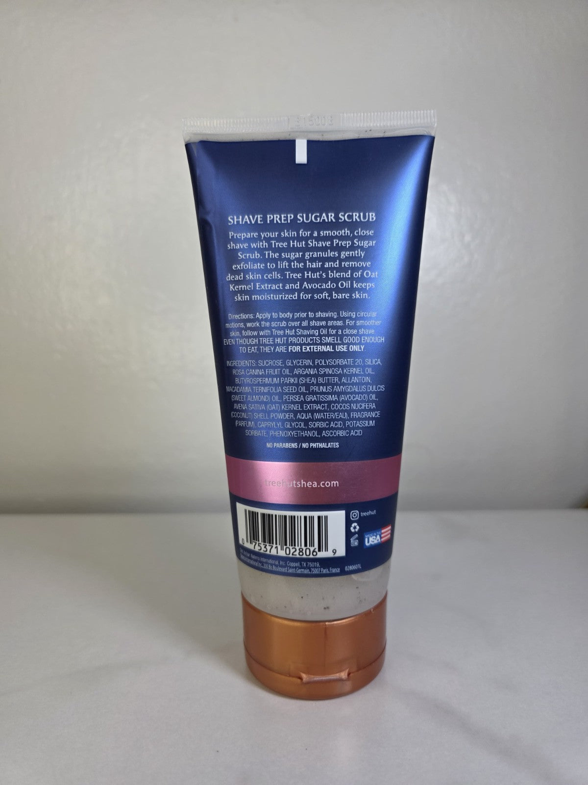 NEW Tree Hut Bare Moroccan Rose Shave Prep Sugar Scrub 9 oz/ 255 g