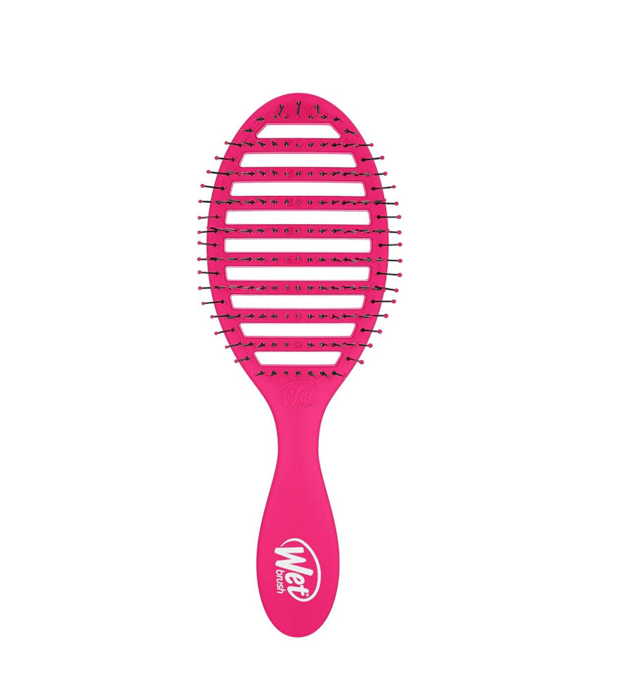 Vented Detangling Hair Brush with Heat-Resistant Bristles for Blow Drying