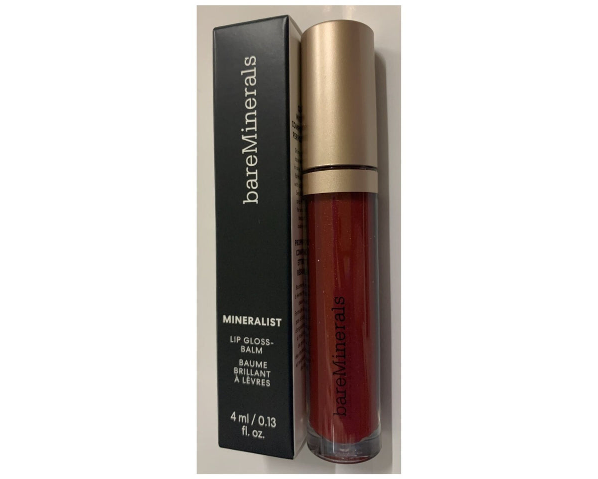 Nourishing Lip Gloss Balm - Sheer Color & Glossy Shine, Vegan, 0.13 oz