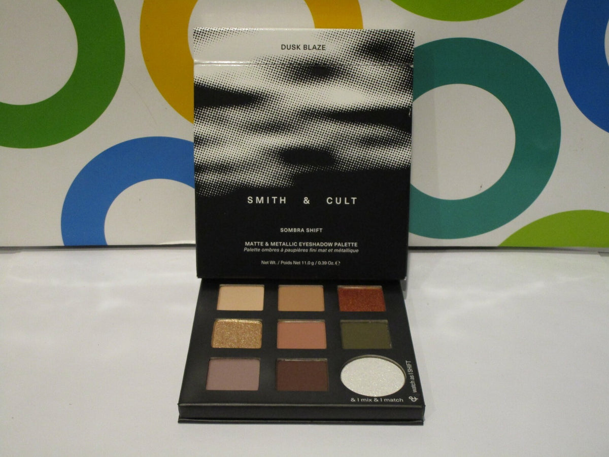 Metallic Eyeshadow Palette Dusk Blaze - Sombra Shift Makeup