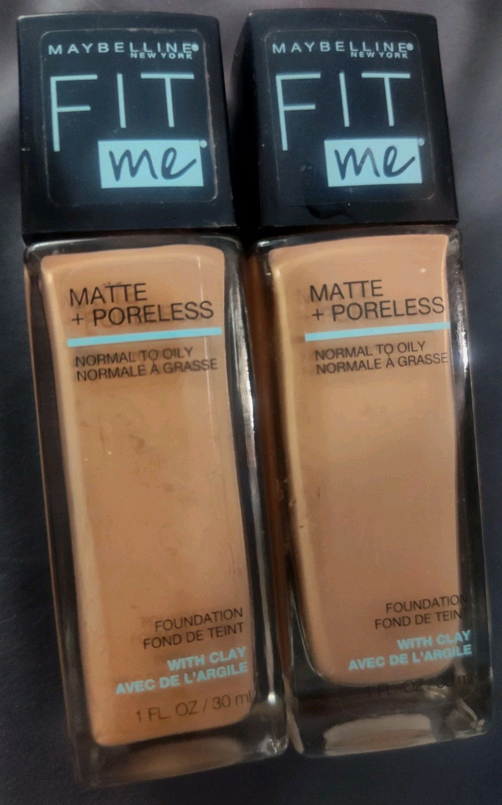 Maybelline Matte Poreless Foundation 320 Natural Tan - 2 Pack